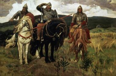 Warrior Knights (Victor Mikhailovich Vasnetsov) - Muzeo.com