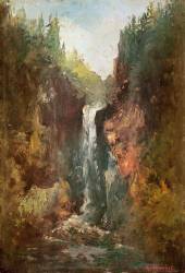 Waterfall (Gustave Courbet) - Muzeo.com