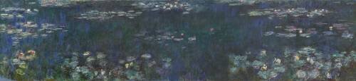 Waterlilies : green reflection (Claude Monet) - Muzeo.com