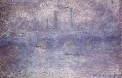 Waterloo Bridge : fog (Claude Monet) - Muzeo.com