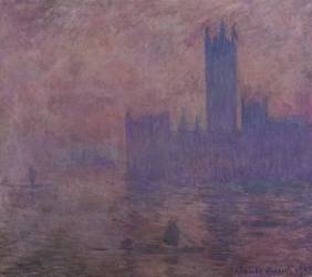 Westminster tower (Claude Monet) - Muzeo.com