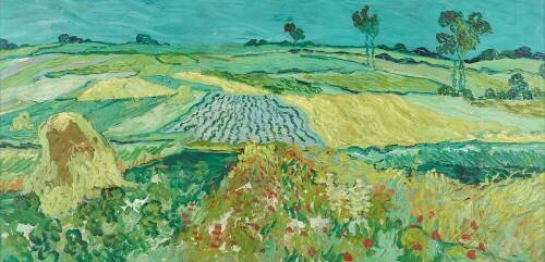 Wheatfields near Auvers-sur-Oise (Vincent van Gogh) - Muzeo.com