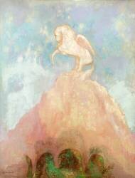 White Pegasus (Odilon Redon) - Muzeo.com