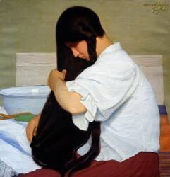 White shirt (Oscar Ghiglia) - Muzeo.com