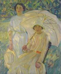 White Sunshade #2 (Helen Galloway McNicoll) - Muzeo.com