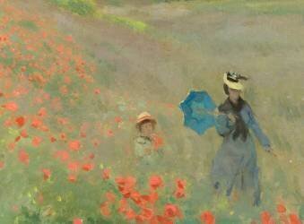 Wild Poppies (Claude Monet) - Muzeo.com