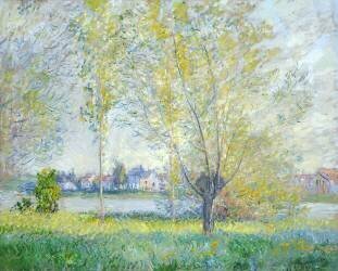 Willows at Vetheuil (Claude Monet) - Muzeo.com
