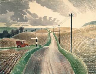 Wiltshire Landscape (Eric Ravilious) - Muzeo.com