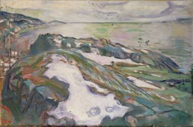 Winter Landscape (Edvard Munch) - Muzeo.com