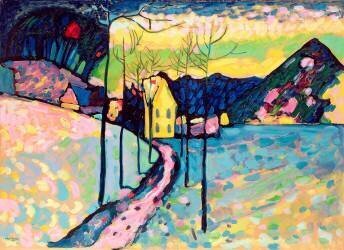 Winter Landscape (Wassily Kandinsky) - Muzeo.com