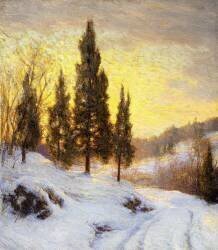 Winter Sundown (Walter Launt Palmer) - Muzeo.com