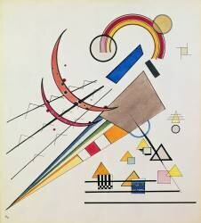 With the Triangle (Wassily Kandinsky) - Muzeo.com