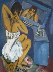 Woman before the Mirror (Ernst Ludwig Kirchner) - Muzeo.com