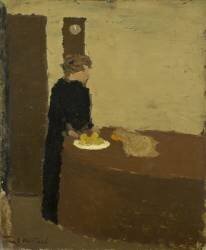 Woman in Black (Edouard Vuillard) - Muzeo.com