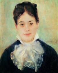 Woman Smiling (Auguste Renoir) - Muzeo.com