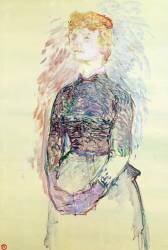 Woman Standing (Henri de Toulouse-Lautrec) - Muzeo.com
