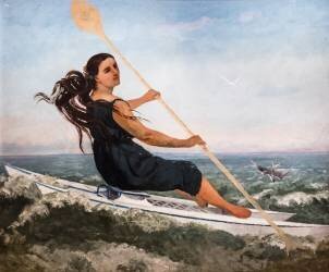 Woman with podoscope (Gustave Courbet) - Muzeo.com