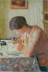 Woman Writing (Pierre Bonnard) - Muzeo.com