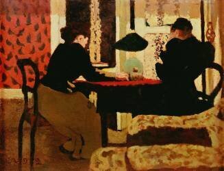 Women by Lamplight (Edouard Vuillard) - Muzeo.com