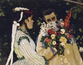 Women in the Garden (detail) (Claude Monet) - Muzeo.com