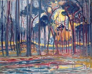 Woods near Oele (Piet Mondrian) - Muzeo.com