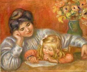 Writing Lesson (Auguste Renoir) - Muzeo.com