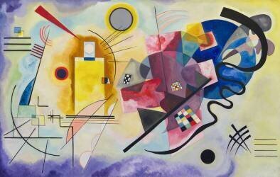 Yellow, Red, Blue (Wassily Kandinsky) - Muzeo.com
