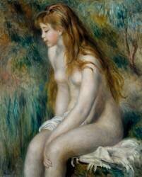 Young Girl Bathing (Auguste Renoir) - Muzeo.com