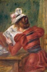 Young Girl Reading (Auguste Renoir) - Muzeo.com