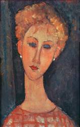 Young Girl with Earrings (Amedeo Modigliani) - Muzeo.com