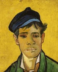 Young Man with a Hat (Vincent van Gogh) - Muzeo.com