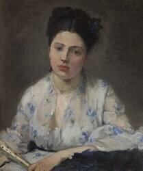 Young Woman (Berthe Morisot) - Muzeo.com