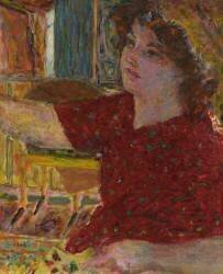 Young Woman Painting (Pierre Bonnard) - Muzeo.com