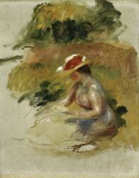 Young Woman Reading (Auguste Renoir) - Muzeo.com