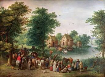 A Fair (Jan Brueghel the Elder) - Muzeo.com