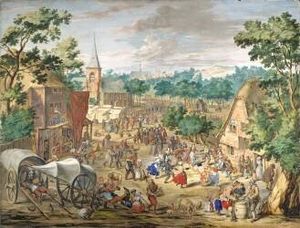 A Kermesse (Jan Brueghel the Elder) - Muzeo.com