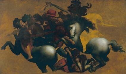 Battle of Anghiari (Leonardo da Vinci) - Muzeo.com
