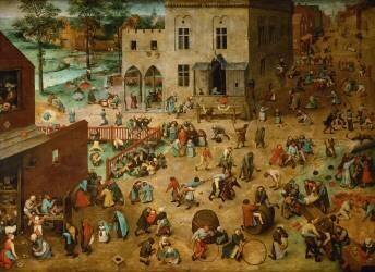 Children's games (Pieter Brueghel the Elder) - Muzeo.com