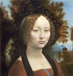 Ginevra de' Benci (Leonardo da Vinci) - Muzeo.com