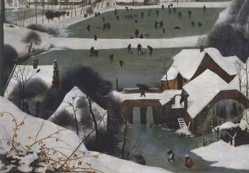 Hunters in snow (Pieter Brueghel the Elder) - Muzeo.com