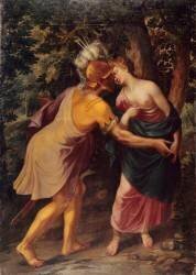 Hyanthe saluée par Francus (Toussaint Dubreuil) - Muzeo.com