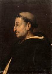 Jérôme Savonarole, dominicain, prieur du couvent de San Marco de Florence (1452-1498) (Raffaello) - Muzeo.com