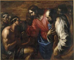 Jésus guérissant l'aveugle (anonymous) - Muzeo.com