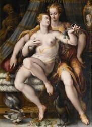 La Moderation désarmant la Vanité (Jan van der Straet) - Muzeo.com