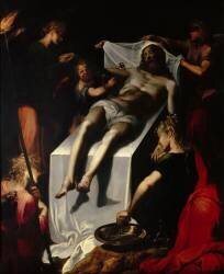 L'Ensevelissement du Christ (Quentin Varin) - Muzeo.com