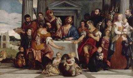 Les Pèlerins d'Emmaüs (Paolo Veronese) - Muzeo.com
