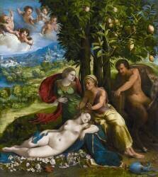 Mythological Scene (Dosso Dossi) - Muzeo.com