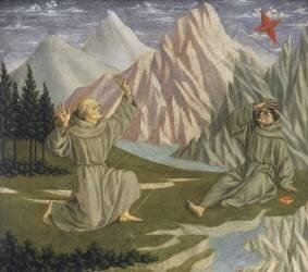 Saint Francis Receiving the Stigmata (Domenico Veneziano) - Muzeo.com