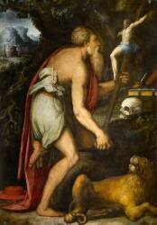 Saint Jérôme (Giorgio Vasari) - Muzeo.com
