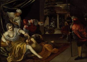 Samson and Delilah (Tintoretto) - Muzeo.com
